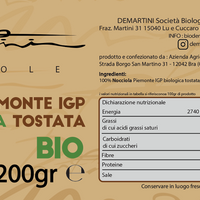 Pasta di nocciole IGP Biologica