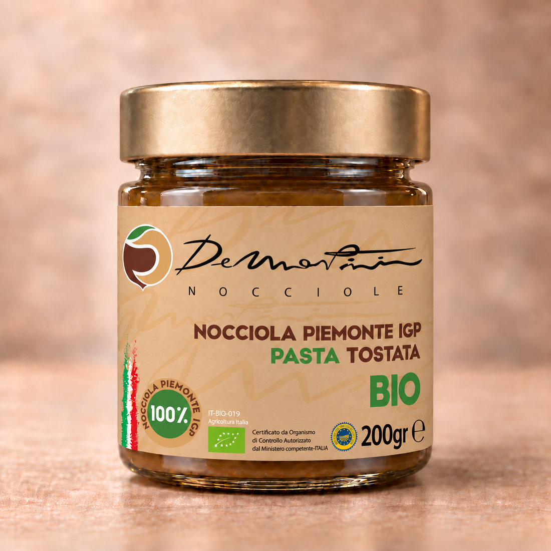 Pasta di nocciole IGP Biologica